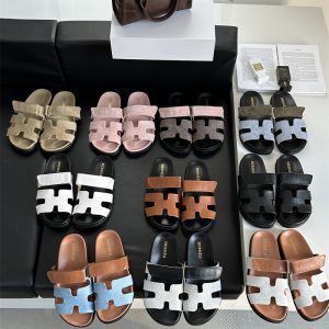 2025 Spring New Style H Slippers for Women Outdoor Slippers
