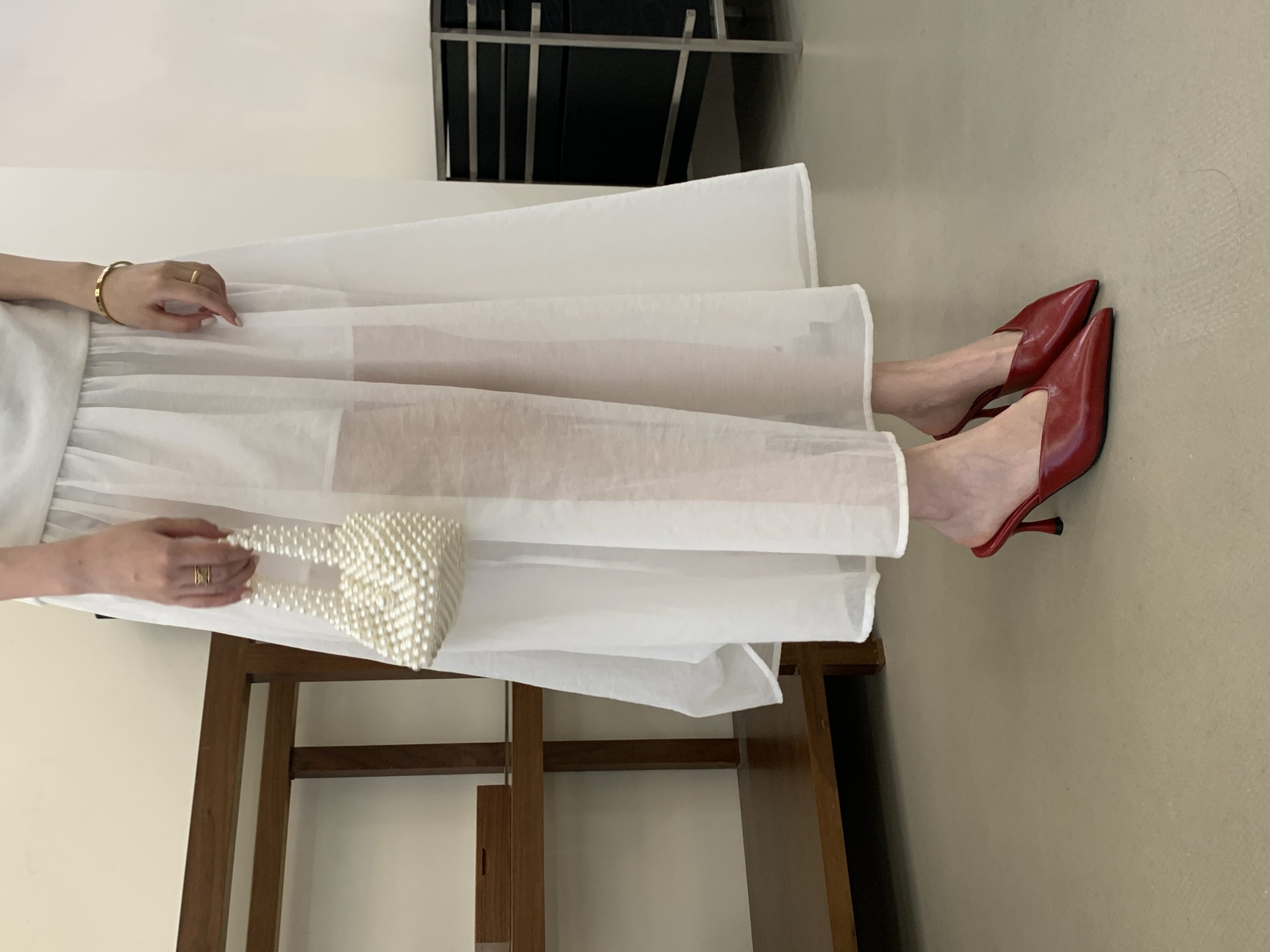 2026 New Summer Pointed Toe Thin High Heel Open Toe Half Slippers French Style Women's Shoes - Image 3