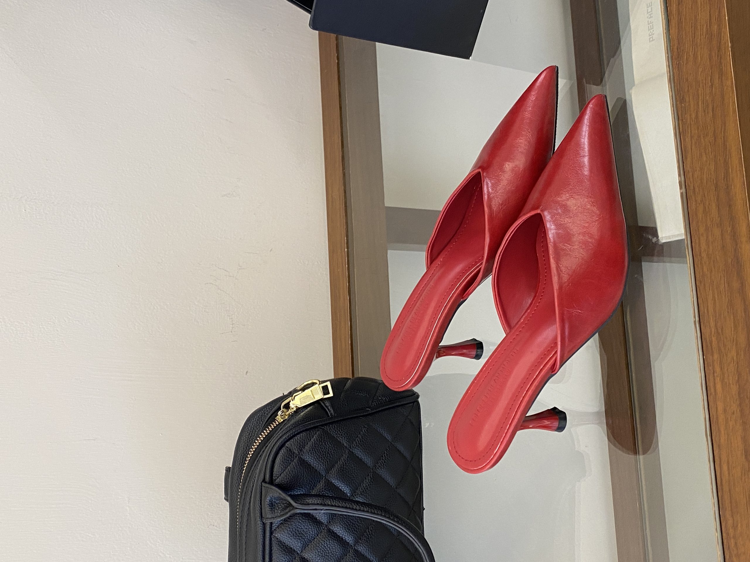 2026 New Summer Pointed Toe Thin High Heel Open Toe Half Slippers French Style Women's Shoes - Image 2