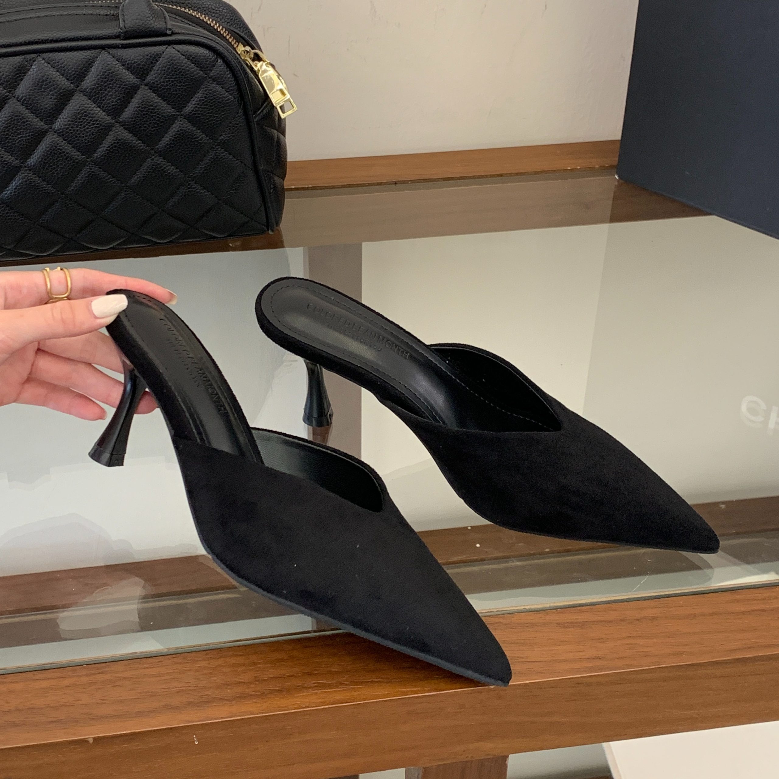 2026 New Summer Pointed Toe Thin Heel High Heel Slip-On French Style Women's Shoes - Image 5